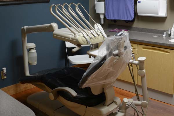 Dentist chair for dental services by Town Square Dental Care