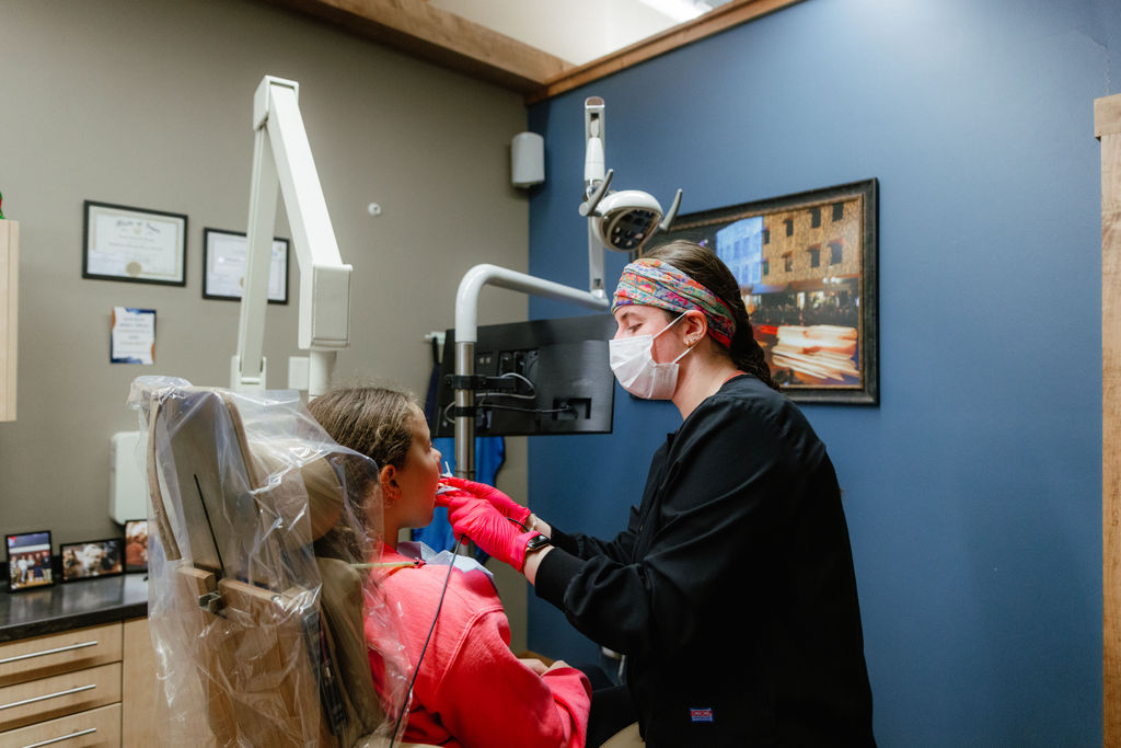 Exam room at Town Square Dental Care